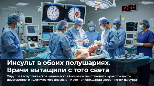 Инсульт в обоих полушариях. Врачи вытащили с того света