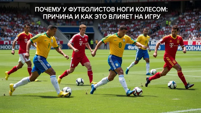 Почему у футболистов ноги колесом: причина и как это влияет на игру