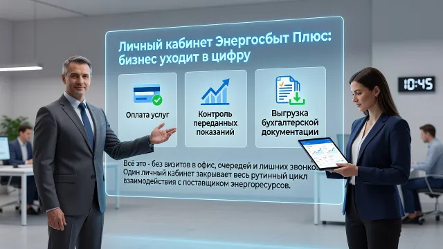 Личный кабинет ЭнергосбыТ Плюс: бизнес уходит в цифру