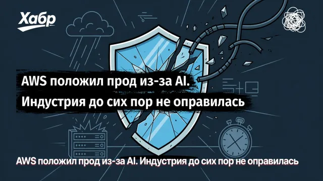 AWS положил прод из-за AI. Индустрия до сих пор не оправилась